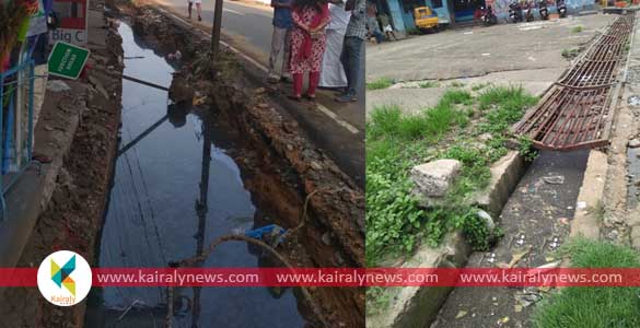 ഓടനിര്‍മ്മാണം പ്രതിസന്ധിയിലാക്കി ഏറ്റുമാനൂര്‍ മത്സ്യ മാര്‍ക്കറ്റും ഹോട്ടലുകളും; നഗരസഭ കടുത്ത നടപടികളിലേക്ക്