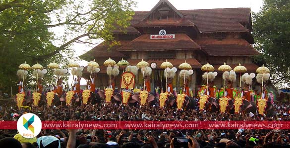 തൃശ്ശൂർ പൂരം ഇന്ന്: വെയിലോ മഴയോ ഏൽക്കാതെ കണിമംഗലം ശാസ്താവ് എഴുന്നള്ളി; പഴുതടച്ച സുരക്ഷ