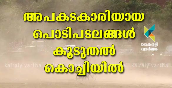 അന്തരീക്ഷത്തിലെ അപകടകാരിയായ പൊടിപടലങ്ങളുടെ തോത് 5 ജില്ലകളില്‍ പരിധിക്ക് പുറത്ത്; ഏറ്റവും കൂടുതല്‍ കൊച്ചിയില്‍