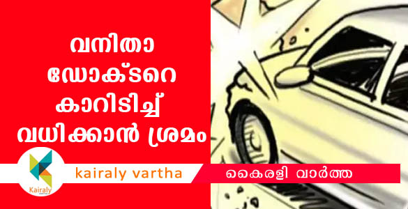 കു​ട്ടി​ക​ളു​ടെ ദേ​ഹ​ത്ത് വെ​ള്ളം തെ​റി​ച്ചു; ചാവക്കാട് വ​നി​താ ഡോ​ക്ട​റെ കാറിടിച്ച് കൊല്ലാന്‍ ശ്രമം​