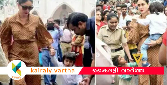 കാലിൽ വീണ് ഭിക്ഷയാചിച്ച് പെൺകുട്ടി; കരുണ കാട്ടാതെ കരീന കപൂർ - വീഡിയോ വൈറൽ