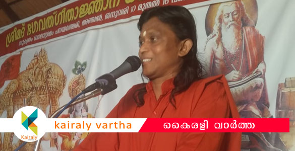 സ്വാര്‍ത്ഥത ഉപേക്ഷിക്കുകയാണ് ആദ്ധ്യാത്മികത - സ്വാമി ജ്ഞാനാമൃതാനന്ദാപുരി