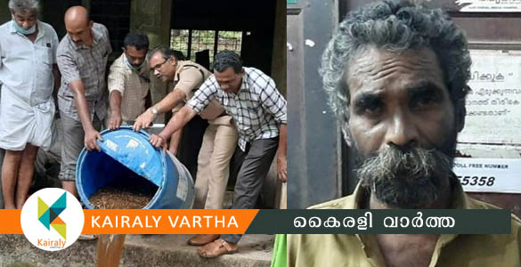 വീട്ടില്‍ ചാരായം വാറ്റ്: കോതമംഗലം കുട്ടമ്പുഴയില്‍ വയോധികന്‍ അറസ്റ്റില്‍