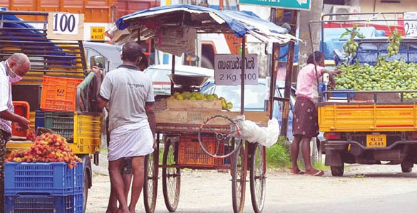 തൊ​ടു​പു​ഴയി​ല്‍ വ​ഴി​യോ​ര ക​ച്ച​വ​ടവും മ​ത്സ്യ മാ​ര്‍​ക്ക​റ്റു​ക​ളുടെ പ്ര​വ​ര്‍​ത്ത​നവും നി​രോ​ധി​ച്ചു