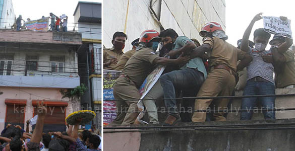 ആത്മഹത്യാഭീഷണി മുഴക്കിയത് റാങ്ക് ലിസ്റ്റില്‍ ഉള്‍പ്പെടാത്ത ആളെന്ന് ആരോപണം