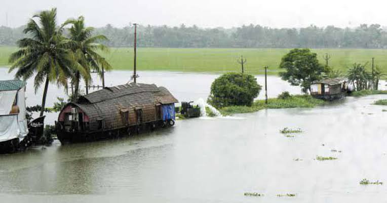 കുട്ടനാട്ടിൽ വെള്ളപ്പൊക്കം: മടവീഴ്ചയിൽ പാടങ്ങളിൽ കനത്ത നാശനഷ്ടം