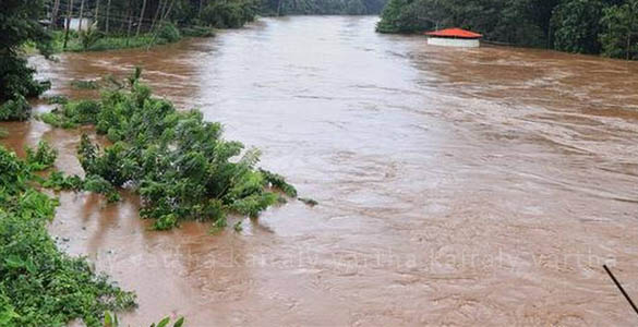 കനത്ത മഴ: മീനച്ചിലാറ്റില്‍ ജലനിരപ്പ് ഉയരുന്നു; മണിമലയാറ്റില്‍ താഴുന്നു