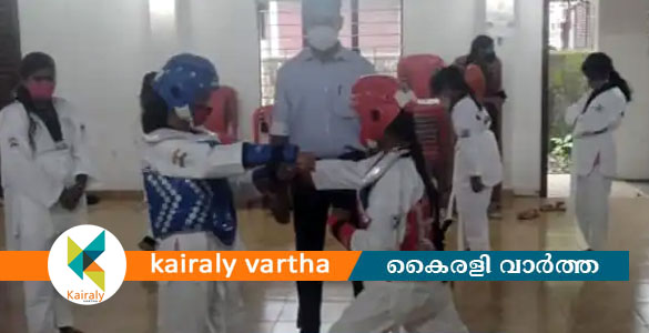 പള്ളിക്കത്തോട് പഞ്ചായത്തിലെ പെണ്‍കുട്ടികള്‍ക്ക് തായ്ക്വണ്ട പരിശീലനം