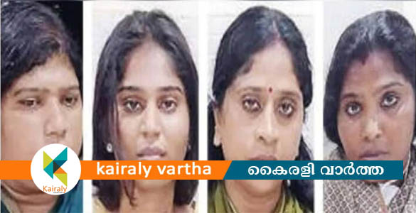 ക്ഷേത്രത്തിനുള്ളില്‍ തിരക്കുണ്ടാക്കി മാല മോഷ്ടിച്ച നാല് നാടോടി സ്ത്രീകള്‍ അറസ്റ്റില്‍