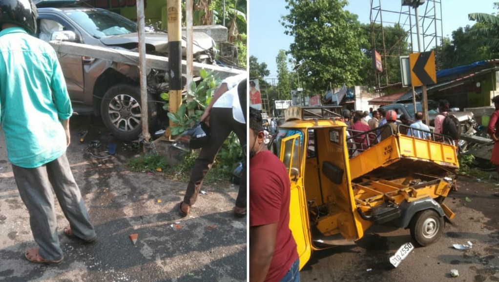 ചിങ്ങവനത്ത് കാർ മീൻകടയിലേയ്ക്ക് ഇടിച്ചു കയറി ഇതര സംസ്ഥാന തൊഴിലാളി മരിച്ചു