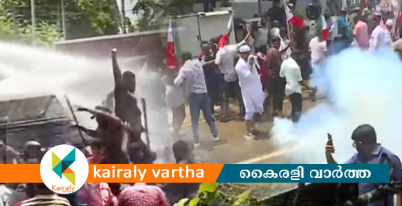 പോപ്പുലര്‍ ഫ്രണ്ടിന്‍റെ ക്ലിഫ് ഹൗസ് മാര്‍ച്ച് പോലീസ് തടഞ്ഞതിനെതുടര്‍ന്ന് സംഘര്‍ഷം