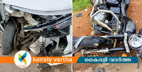 കോട്ടയം ചിങ്ങവനത്ത് കാർ ഇടിച്ച് ബൈക്ക് യാത്രികരായ രണ്ട് പേര്‍ക്ക് പരിക്ക്