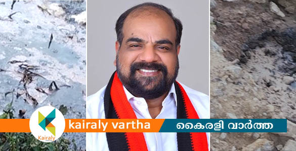 മാലിന്യം തള്ളാനിടമാക്കി ഏറ്റുമാനൂര്‍ ബൈപാസ് റോഡ്; സമരവുമായി ഡിഎംകെ നേതാവ്