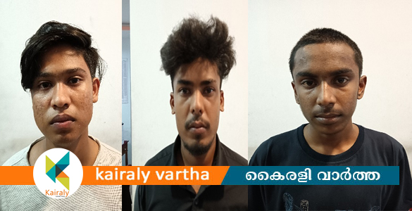 അടഞ്ഞുകിടന്ന വീടുകയറി മോഷണം: കാഞ്ഞിരപ്പള്ളിയില്‍ മൂന്ന് യുവാക്കൾ അറസ്റ്റിൽ