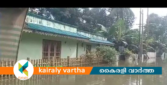 കോട്ടയത്ത് മീനച്ചിലാറിന് സമീപപ്രദേശങ്ങളിൽ ജലനിരപ്പ് ഉയർന്നു