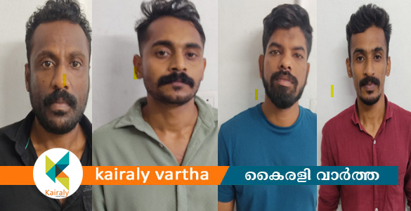 കവർച്ചാ പദ്ധതി തകർത്ത് പോലീസ്: ഈരാറ്റുപേട്ടയില്‍ നാലുപേർ പിടിയിൽ