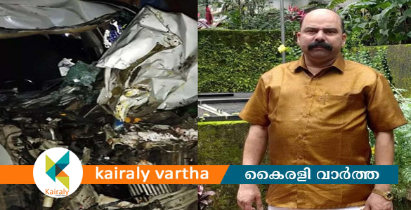 പാലക്കാട് കുളപ്പുള്ളിയില്‍ കാറും ചരക്ക് ലോറിയും കൂട്ടിയിടിച്ച് അപകടം; ഒരാള്‍ മരിച്ചു