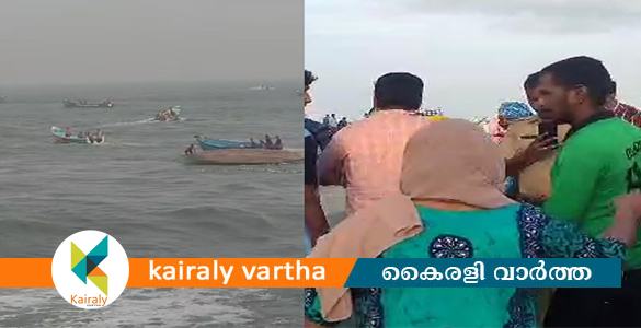 മുതലപ്പൊഴിയില്‍ വീണ്ടും അപകടം; വള്ളത്തിലുണ്ടായിരുന്ന പതിനാറ് പേരെയും രക്ഷപ്പെടുത്തി