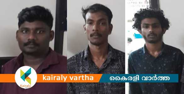 ബൈക്ക് മോഷണം: ചങ്ങനാശ്ശേരിയിൽ മൂന്നു യുവാക്കൾ അറസ്റ്റിൽ