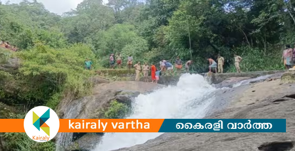 അമ്മാവന്‍കുത്ത് വെള്ളച്ചാട്ടത്തിലേക്ക് രണ്ടുപേര്‍ കാല്‍വഴുതി വീണു; ഒരാളെ രക്ഷപ്പെടുത്തി