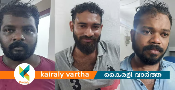 ബാലുശേരി പൊലീസ് സ്റ്റേഷന്‍റെ മതിൽ ചാടിക്കടന്ന് എഎസ്ഐയെ മർദിച്ചു; 3 പേർ അറസ്റ്റിൽ