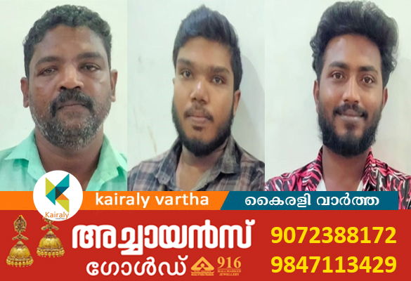 മുക്കുപണ്ടം നൽകി പണം തട്ടാൻ ശ്രമം; കോട്ടയത്ത് മൂന്നുപേർ കൂടി അറസ്റ്റിൽ