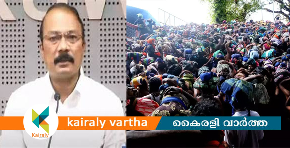 ശബരിമലയില്‍ ഈ മണ്ഡലകാലത്ത് ഡിസംബര്‍ 23 വരെ 25,69,671 പേര്‍ ദര്‍ശനത്തിനെത്തിയെന്ന് പി.എസ്.പ്രശാന്ത്