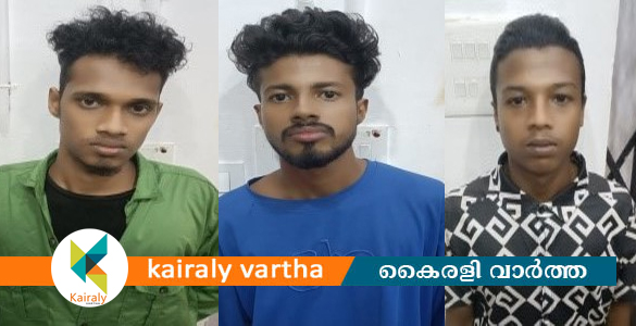 മോട്ടോർ മോഷണം: ഏറ്റുമാനൂരില്‍ മൂന്ന് യുവാക്കള്‍ അറസ്റ്റിൽ