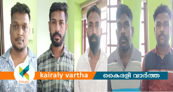 വാക്ക് തർക്കം: കുമരകത്ത് യുവാവിനെ കുത്തി കൊലപ്പെടുത്താൻ ശ്രമം; 5 പേർ അറസ്റ്റിൽ