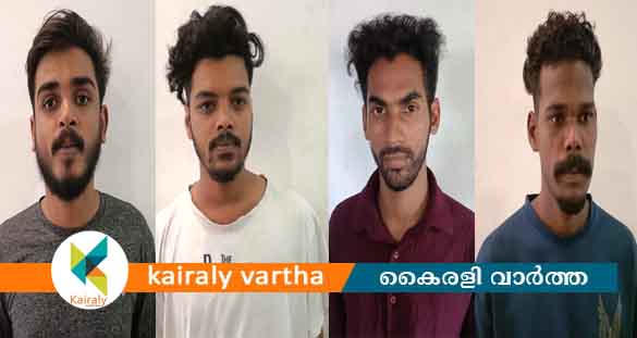 മുണ്ടക്കയത്ത് വില്‍പ്പനക്കായി കൊണ്ടുവന്ന കഞ്ചാവുമായി നാല് യുവാക്കൾ പിടിയില്‍