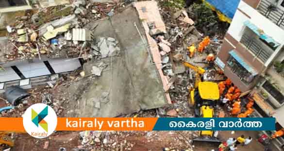 മുംബൈയിൽ മൂന്ന് നില കെട്ടിടം തകർന്നു വീണു; രക്ഷാപ്രവർത്തനം തുടരുന്നു