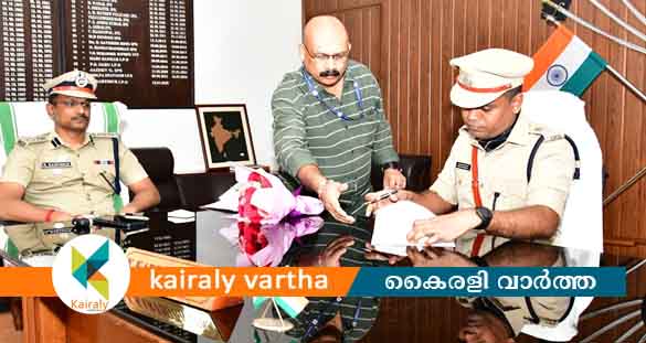 കോട്ടയം ജില്ലാ പോലീസ് മേധാവിയായി ഷാഹുൽ ഹമീദ് എ. ഐ.പി.എസ് ചുമതലയേറ്റു