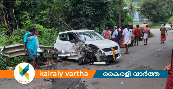 കോട്ടയത്ത് ശബരിമല തീര്‍ഥാടകര്‍ സഞ്ചരിച്ച വാഹനം അപകടത്തില്‍പ്പെട്ടു