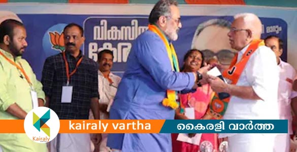 ഉമ്മൻ ചാണ്ടിയുടെ പ്രൈവറ്റ് സെക്രട്ടറിയായിരുന്ന എൻ ബി രാജ​ഗോപാൽ ബിജെപിയിൽ ചേർന്നു