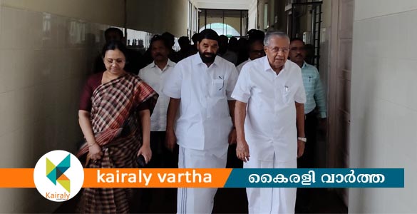 കോട്ടയം മെഡിക്കൽ കോളേജിലെ അപകട സ്ഥലം സന്ദർശിച്ച് മുഖ്യമന്ത്രി