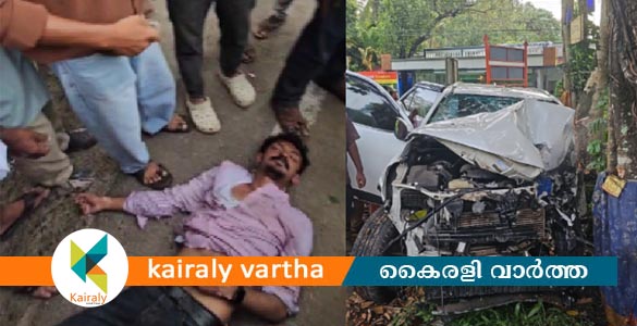 കോട്ടയത്ത് ലഹരി ഉപയോഗിച്ച് അപകടകരമായി വാഹനമോടിച്ച് കെഎസ്‌യു നേതാവ്