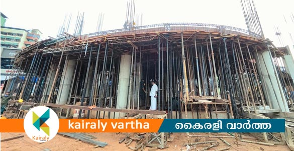 ചങ്ങനാശേരി കെ.എസ്.ആർ.ടി.സി. ബസ് സ്റ്റാൻഡിന്റെ നിർമാണം പുരോഗമിക്കുന്നു
