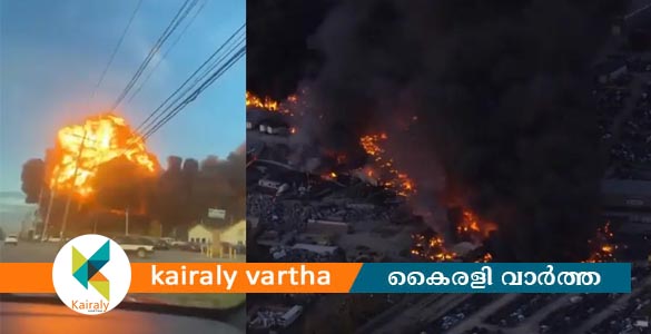 ടേക്ക് ഓഫിന് പിന്നാലെ യുഎസിൽ കാർഗോ വിമാനം തകർന്നു വീണു; മൂന്ന് ജീവനക്കാർക്ക് ദാരുണാന്ത്യം