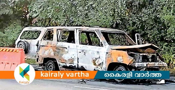 അഹമ്മദാബാദില്‍ ആംബുലൻസിന് തീപിടിച്ച് നവജാതശിശുവും ഡോക്ടറുമടക്കം നാലുപേർ വെന്തുമരിച്ചു