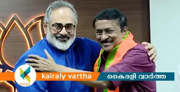 ഇടത് സഹയാത്രികൻ റെജി ലൂക്കോസ് ബിജെപിയിൽ