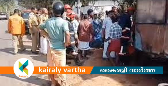 പിഴകിൽ തട്ടുകടയ്ക്ക് തീപിടിച്ചു; വ&zwj;ഴിയാത്രികന്&zwj;റെ അവസരോചിത ഇടപടലിൽ ഒഴിവായത് വൻ അപകടം