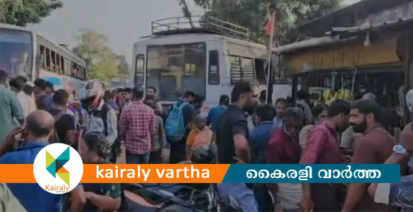 വെമ്പായത്ത് കെഎസ്ആര്&zwj;ടിസി ബസ് നിയന്ത്രണം വിട്ട് കടയിലേക്ക് ഇടിച്ചു കയറി; ഒരു മരണം