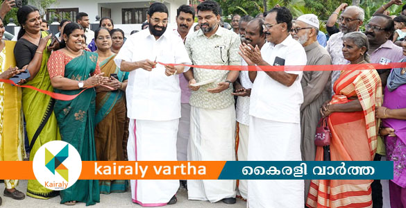 കാഞ്ഞിരംകവല സർപ്പപ്പറമ്പ് കളപ്പുരക്കടവ് റോഡ് നാടിനു സമർപ്പിച്ചു