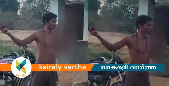 ഛത്തീസ്ഗഢില്&zwj; ഭാര്യയെ കഴുത്തറുത്ത് കൊന്ന ശേഷം തലയുമായി തെരുവിലൂടെ നടന്ന് ഭര്&zwj;ത്താവ്