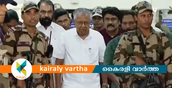 ഔദ്യോഗിക വാഹനം ഒഴിവാക്കി; പിണറായി വിജയന്&zwj; തിരുവനന്തപുരത്ത്