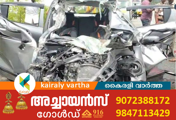പൊള്ളാച്ചിയില്&zwj; നിർത്തിയിട്ടിരുന്ന ലോറിക്ക് പിന്നിൽ കാറിടിച്ചു; അഞ്ച് മരണം