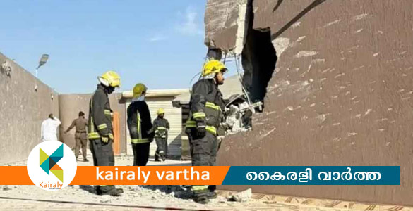 സൗദിയില്&zwj; ഡ്രോണ്&zwj; ആക്രമണം പ്രതിരോധിക്കുന്നതിനിടെ അവശിഷ്ടം പതിച്ച് ഒരു മരണം; രണ്ട് പേര്&zwj;ക്ക് പരിക്ക്