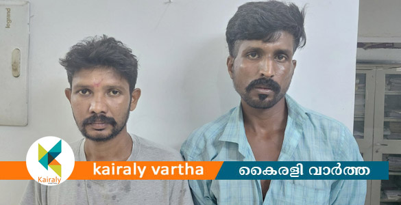 കോട്ടയത്ത് സർക്കാർ ക്വാർട്ടേഴ്സിൽനിന്ന് അലുമിനിയം ഷീറ്റുകളും സാധനങ്ങളും മോഷ്ടിച്ച കേസിൽ രണ്ടുപേർ അറസ്റ്റിൽ